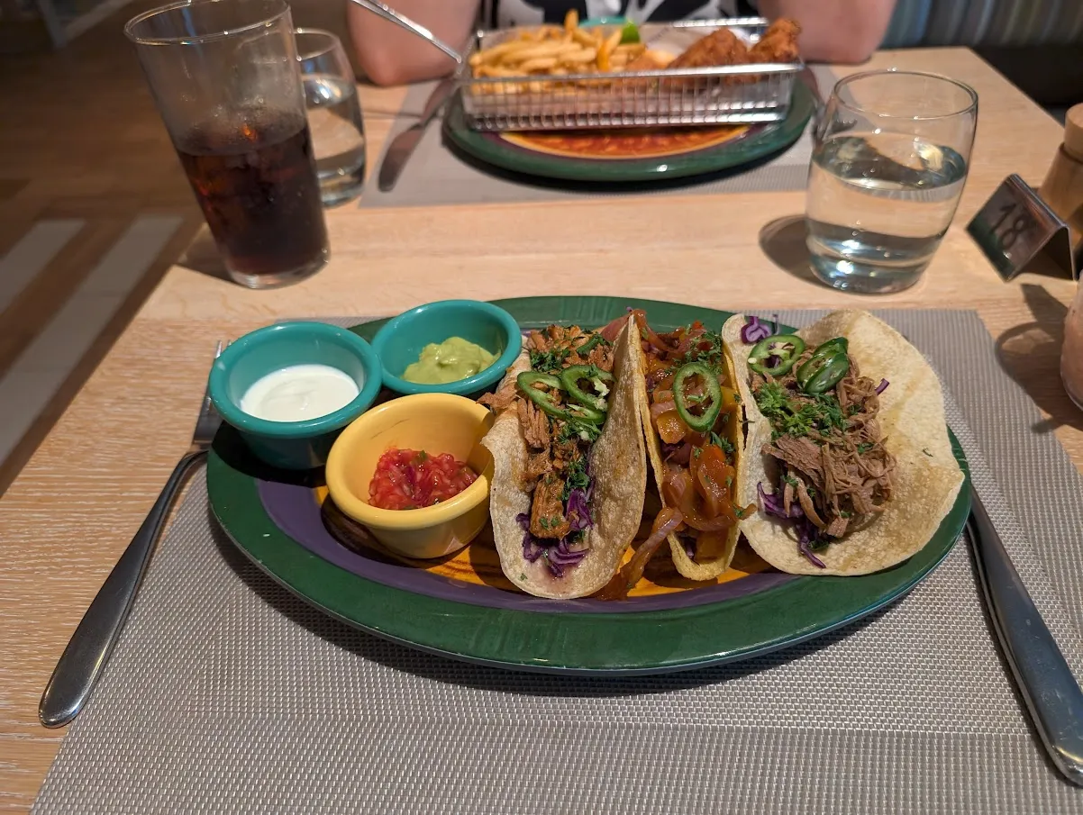 Pork, Beef and Jackfruit tacos